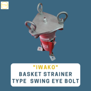 strainer type swing eye bolt stainless steel