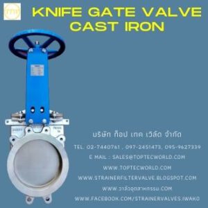 knife gate valve cast iron